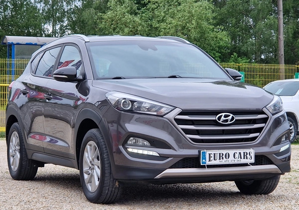 Hyundai Tucson cena 82900 przebieg: 98000, rok produkcji 2019 z Jasień małe 742